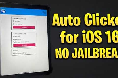 Auto Clicker for iOS iPhone iPad iPod - How to Install Auto Clicker (iOS 16✔️) No Jailbreak