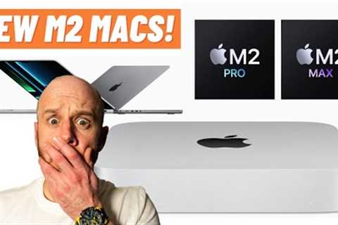 M2 Max MacBook Pros and M2 Pro Mac mini - REACTION!