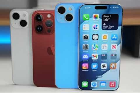 iPhone 15, 15 Pro and 15 Ultra Models - First Look
