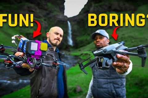 Best Drone For Cinematic Footage? | Regular Drone VS FPV Drone