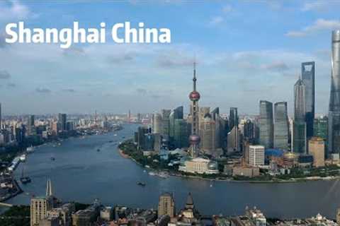 Shanghai China, UAV aerial photography