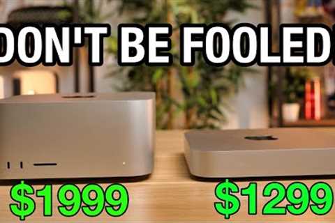 M2 Mac Studio VS M2 Mac mini - DON''T BE FOOLED!