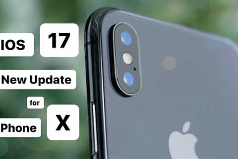 New update for iPhone X (Ios17) || How to update iPhone X on iOS 17 beta 1 😍😍