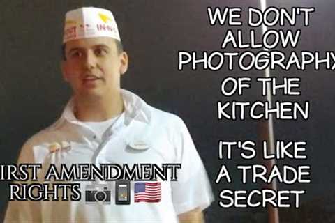 We Don''t Allow Photography Of The Kitchen...It''s Like A Trade Secret  #FirstAmendmentRights..