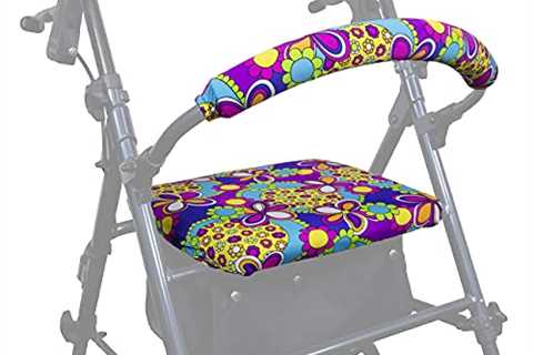 USA-made Rollator Walker Cover (Groovy Floral)