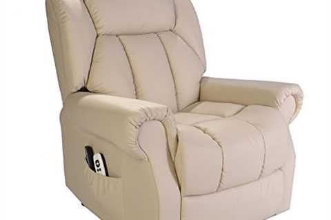 Leather Dual Motor Riser Recliner with Heat & Massage