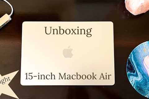 New 15-inch Macbook Air Unboxing and first impressions as a lifelong Windows user