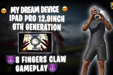 😱🔴8 FINGERS CLAW IPAD PRO 12.9 6TH GEN PUBG MOBILE LIVE STREAM 😱🔴| 👑FR Crownix YT 👑 l