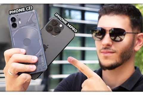 No esperábamos ESTO!!! Nothing Phone (2) VS iPhone 14 Pro Max