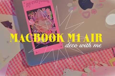 Macbook air m1 (space gray) ✿ Deco with me  🎀 💻