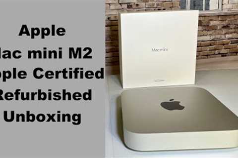 Apple Mac mini M2 Apple Certified Refurbished - Unboxing