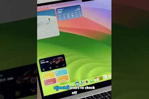 Here are some of the most notable features in macOS Sonoma 🔥 #apple #macossonoma #mac #macbook