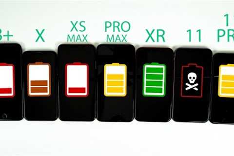 iPhone 11 vs iPhone 11 Pro vs Pro Max vs XR vs XS Max vs X vs 8 Plus Battery Life DRAIN TEST