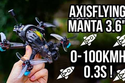 This FPV Drone is a Pocket Rocket! Axisflying Manta 3.6 Review