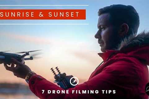 7 TIPS for SUNRISE & SUNSET DRONE CINEMATOGRAPHY // with drones such as the DJI MINI 3 PRO,..