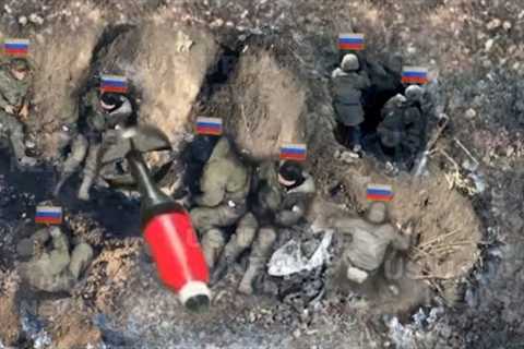 15 minutes ago!! Ukrainian drones Storm Russian troops hundreds in frontline trench