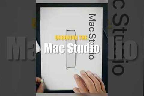 Mac Studio unboxing #macstudio #apple #shorts #asmr