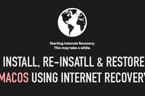 How to Reinstall or Restore macOS Using Internet Recovery Mode | Loxyo Tech