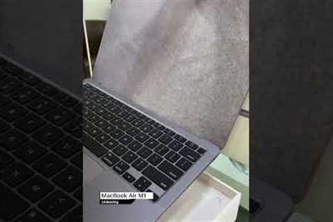 Unboxing the Space Gray MacBook Air M1 | AppleCenterKE