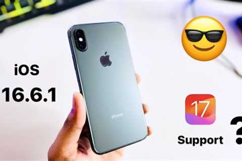 iPhone X New Update iOS 16.6.1 - iPhone X iOS 17 Support?....