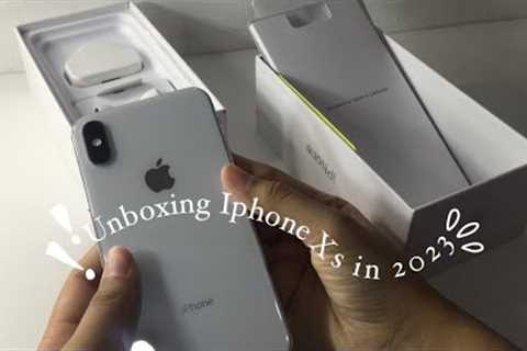 Unboxing Iphone XS in 2023 🌷🐚