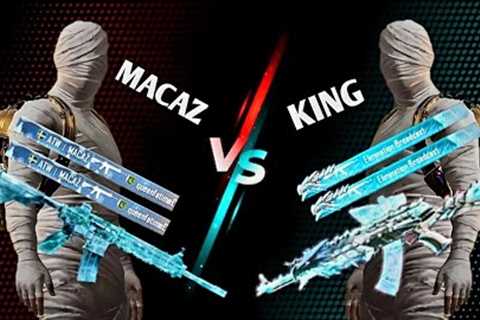 MACAZ VS TDM KING 🤴 | INTENSIVE 1 VS 1 | IPAD PRO BEST 4-FINGERS CLAW HANDCAM GAMEPLAY