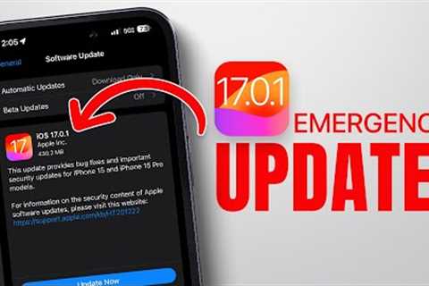 iOS 17.0.1 is OUT - Why You NEED To UPDATE Right NOW!