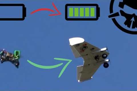 Recharging a Drone IN MIDAIR!! (Landing on a Refueling Plane)