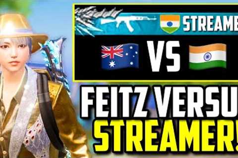 INDIAN IPAD STREAMER VS FEITZ!! | PUBG Mobile