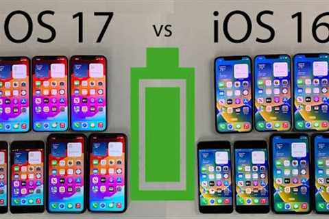 iOS 17 vs iOS 16 BATTERY Test on iPhone 14, 13, 12, 11, XR, SE 3 & SE 2