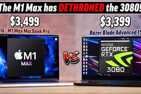 16 MacBook Pro vs RTX 3080 Razer Blade - SORRY Nvidia..