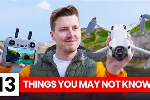 DJI MINI 4 PRO | 13 Things You May Not Know & Hidden Features!!