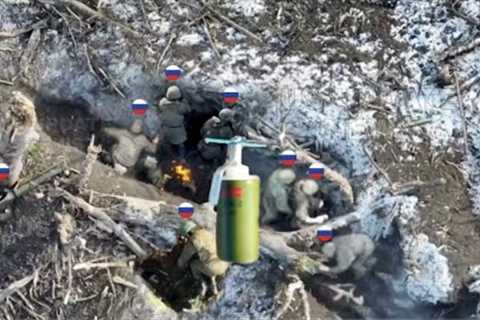 See Ukrainian Modified drones brutally drop bomb to Russian Troops