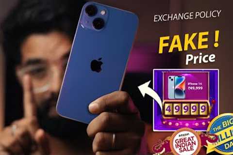 Flipkart Big Billion Day Sale iPhone 14 Price LIVE | iPhone 12 vs 13 vs 14 Price Offer explained 😱