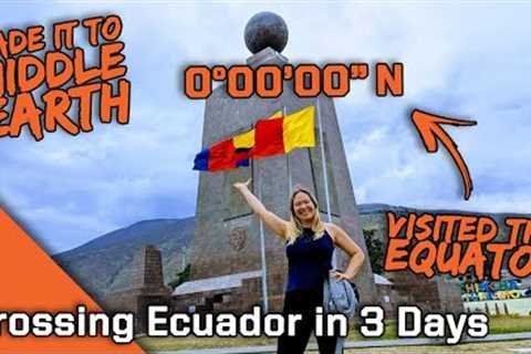 Made it to Middle Earth - Crossing the Equator in Ecuador - Everlanders see the World!
