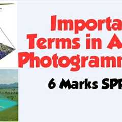 Important Terms in Aerial Photogrammetry.