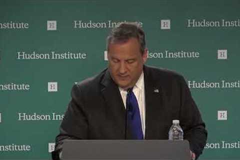 Chris Christie Delivers Foreign Policy Address at Hudson Institute