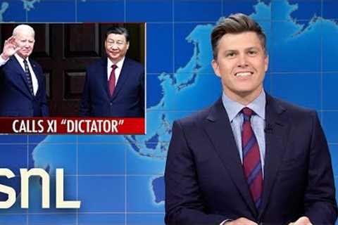 Weekend Update: Biden Calls Chinese President a Dictator, Trump Jr. Testifies in Fraud Trial - SNL