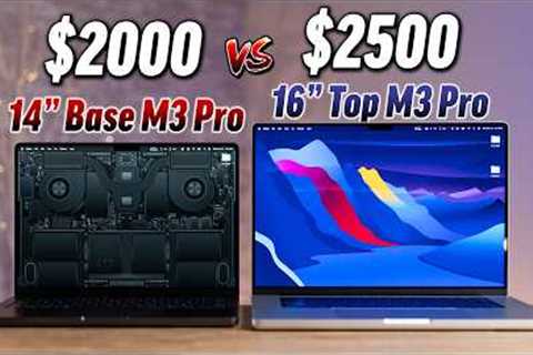 14 vs 16 M3 Pro MacBook Pro - Worth $500 MORE?!