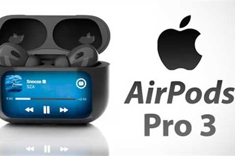 AirPods Pro 3 Release Date and Price - NEW SCREEN ON FRONT LEAK!