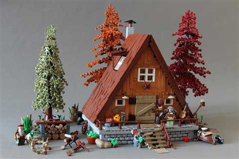 A-Frame Cabin: A Charming LEGO Creation