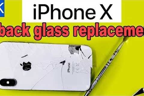 iPhone X back glass replacement | How to Replace iPhone Back Glass