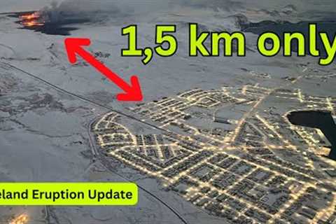 Lava will reach road to Grindavik by Christmas day ! #eruption #volcanic #iceland #grindavik #lava