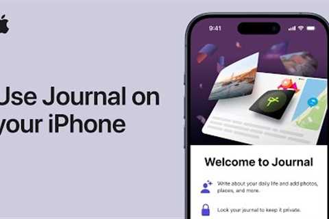 How to use Journal on your iPhone | Apple Support