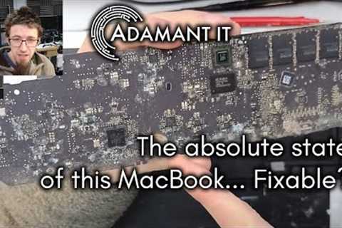 MacBook Air A1466, Lots of Corrosion! - LFC#382