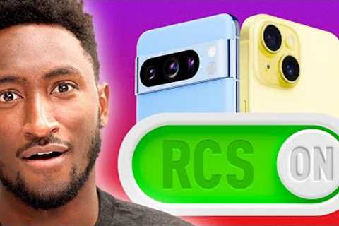 Apple Agrees to Turn on RCS for the iPhone!