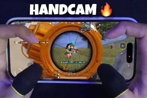 Best HANDCAM 4 Finger + Gyroscope | iPhone 14 Pro ❤️ PUBG Mobile