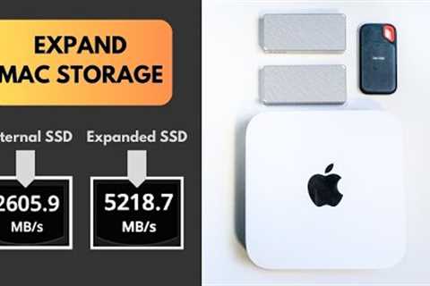 Expand Mac Mini Storage - Twice as fast as Internal SSD