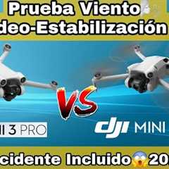 DJI MINI 3 PRO vs DJI MINI 4 PRO-Resistencia al Viento- Estabilización- Video, Accidente en Cerro..