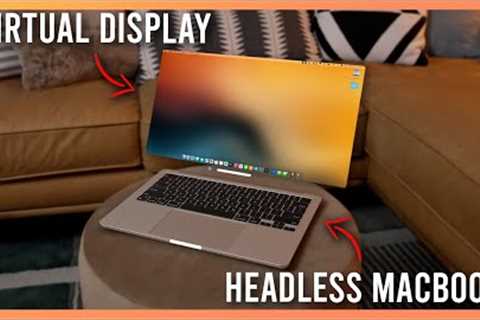 Using a Headless MacBook with Vision Pro!